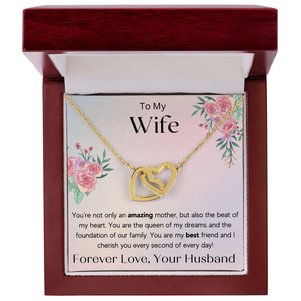 To My Wife- Heart Necklace