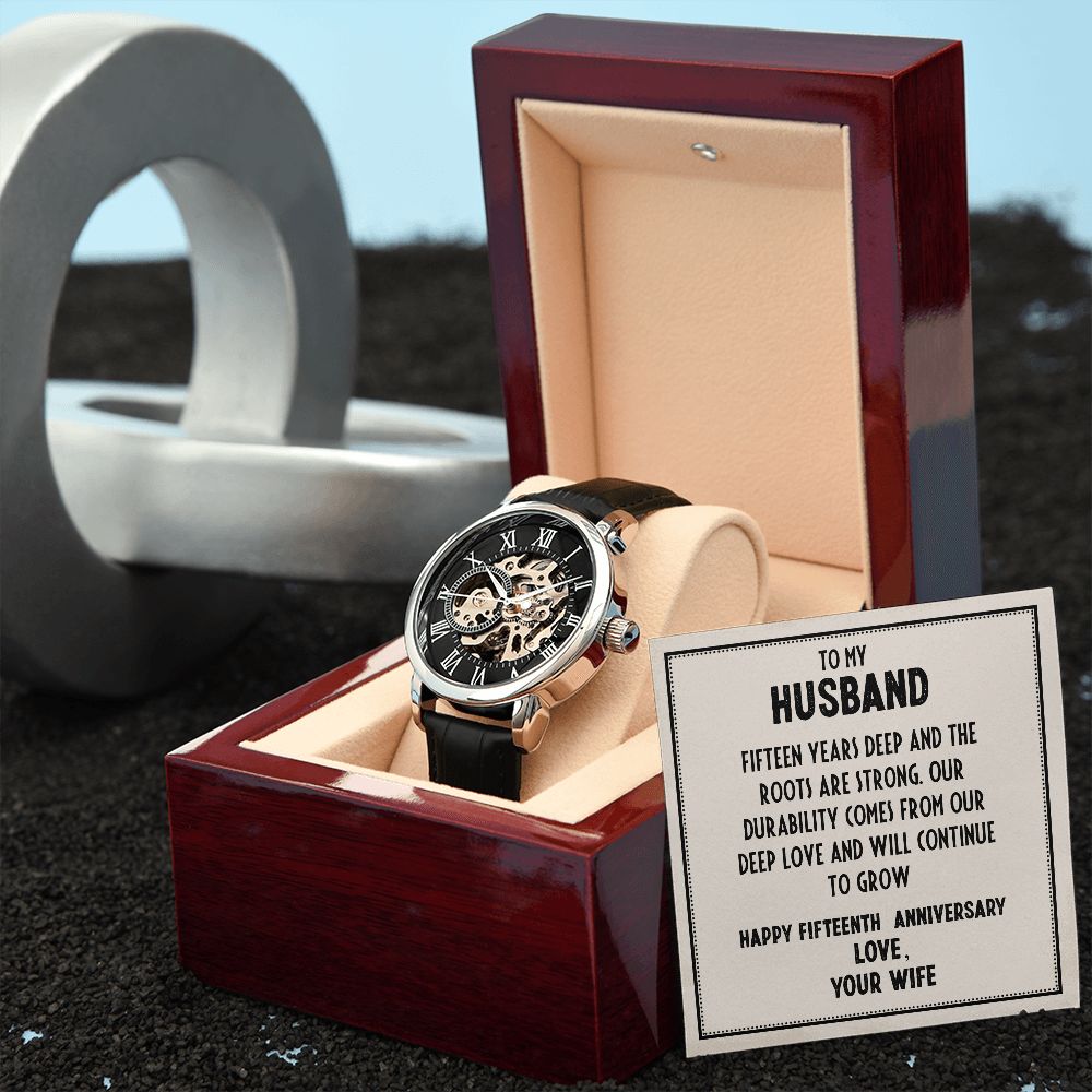 15th Anniversary Watch w/ Message Card