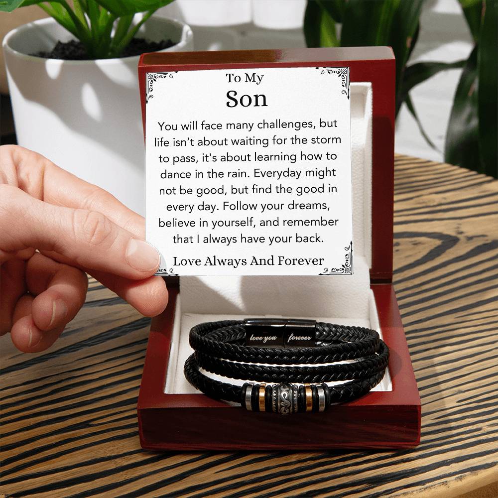 To My Son - Sparkly Heart Jewelry