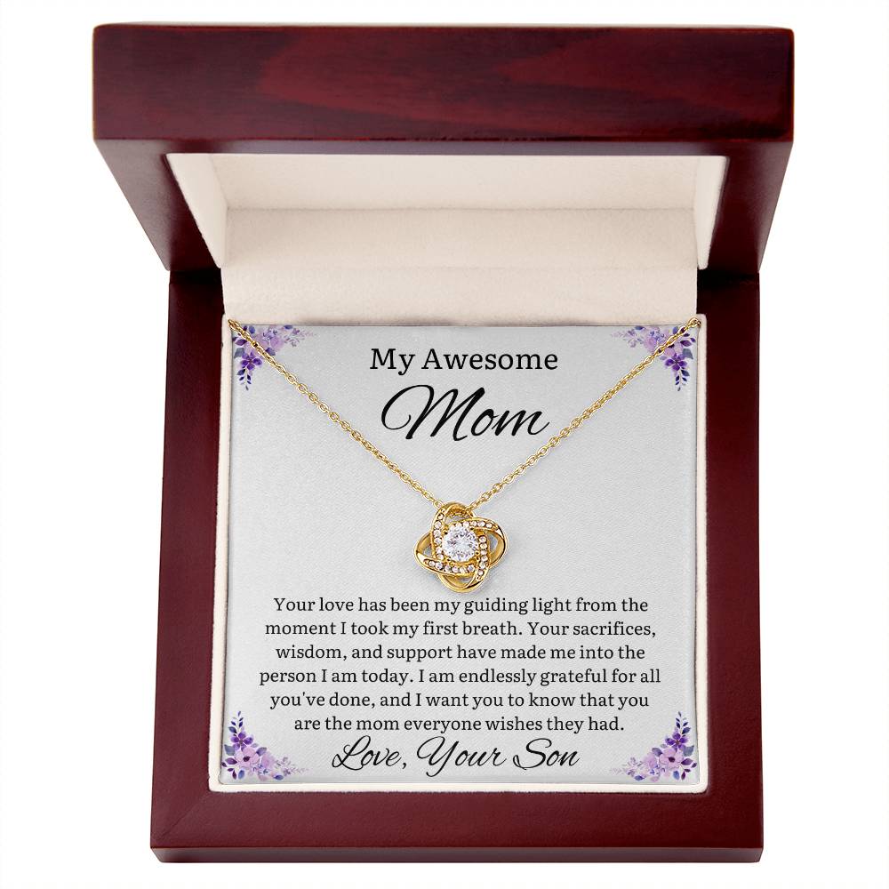 Moms Guiding Light Necklace - Sparkly Gift Shop