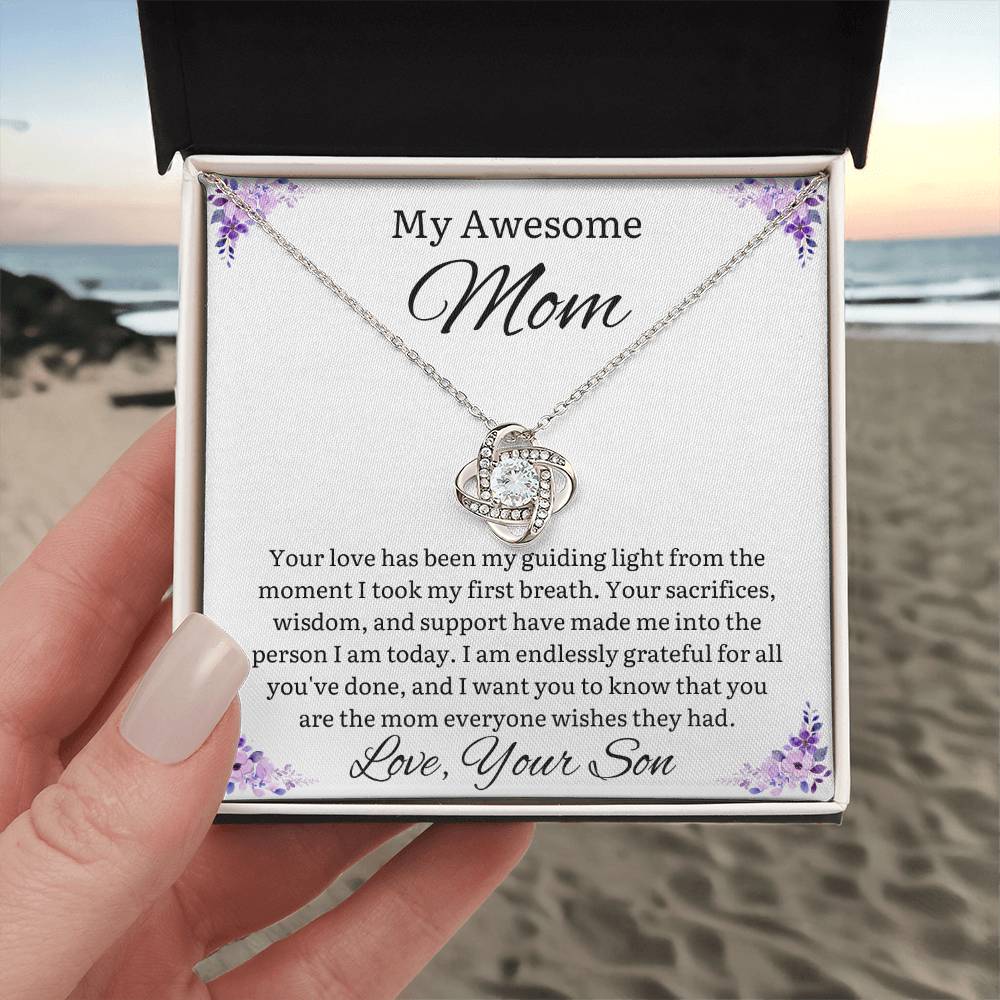 Moms Guiding Light Necklace - Sparkly Gift Shop