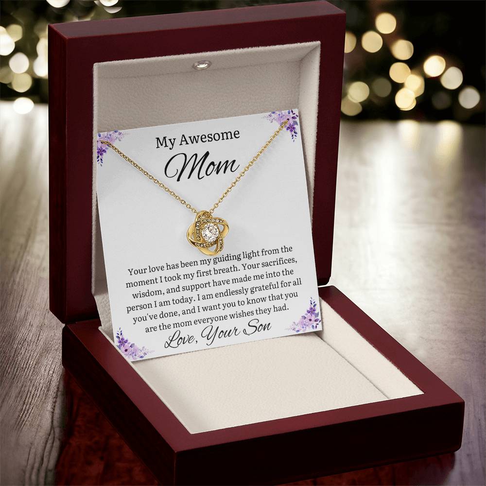 Moms Guiding Light Necklace - Sparkly Gift Shop