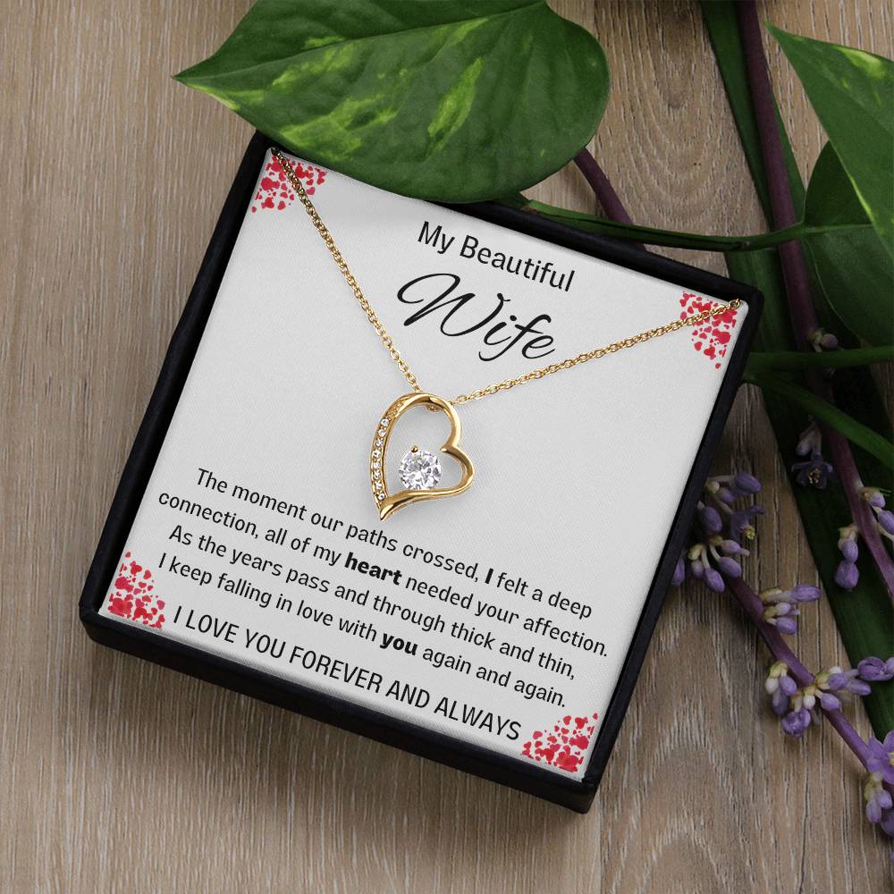 I Heart You Necklace - Sparkly Gift Shop