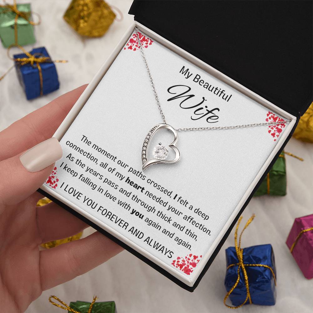 I Heart You Necklace - Sparkly Gift Shop