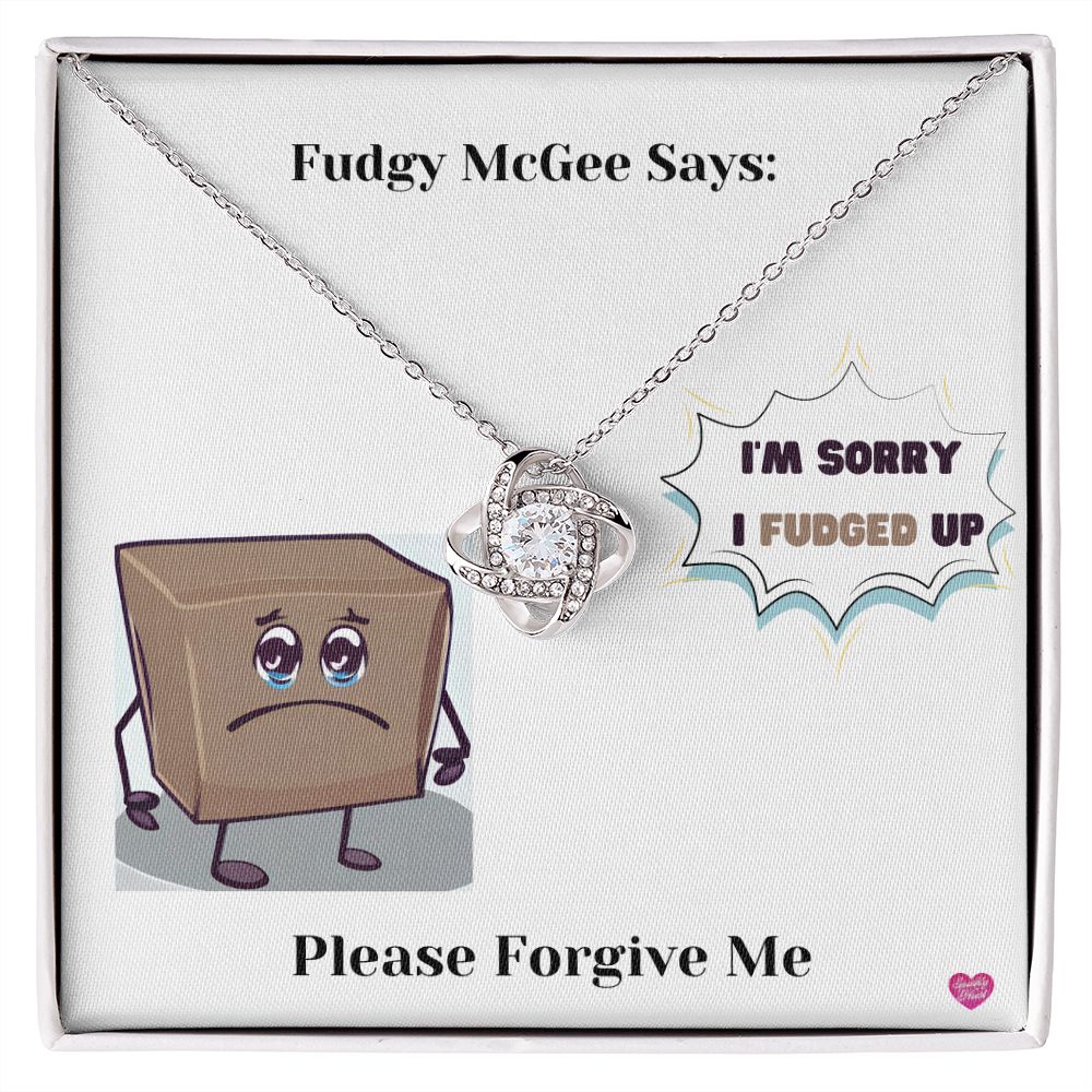 I'm Sorry I Fudged Up - Sparkly Heart Jewelry