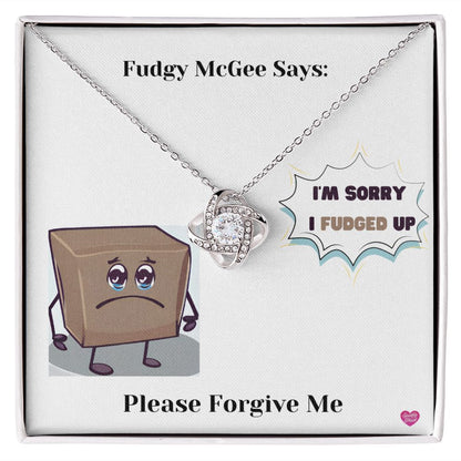 I'm Sorry I Fudged Up - Sparkly Heart Jewelry