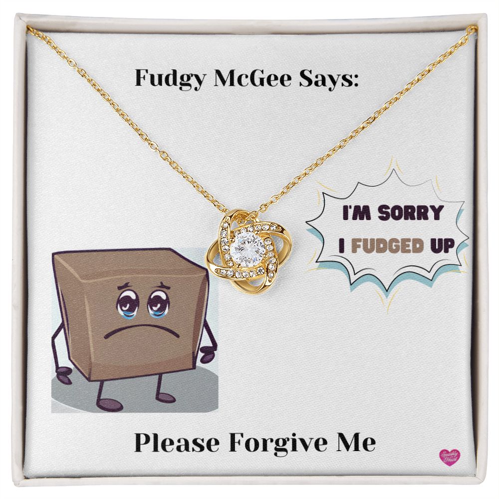 I'm Sorry I Fudged Up - Sparkly Heart Jewelry