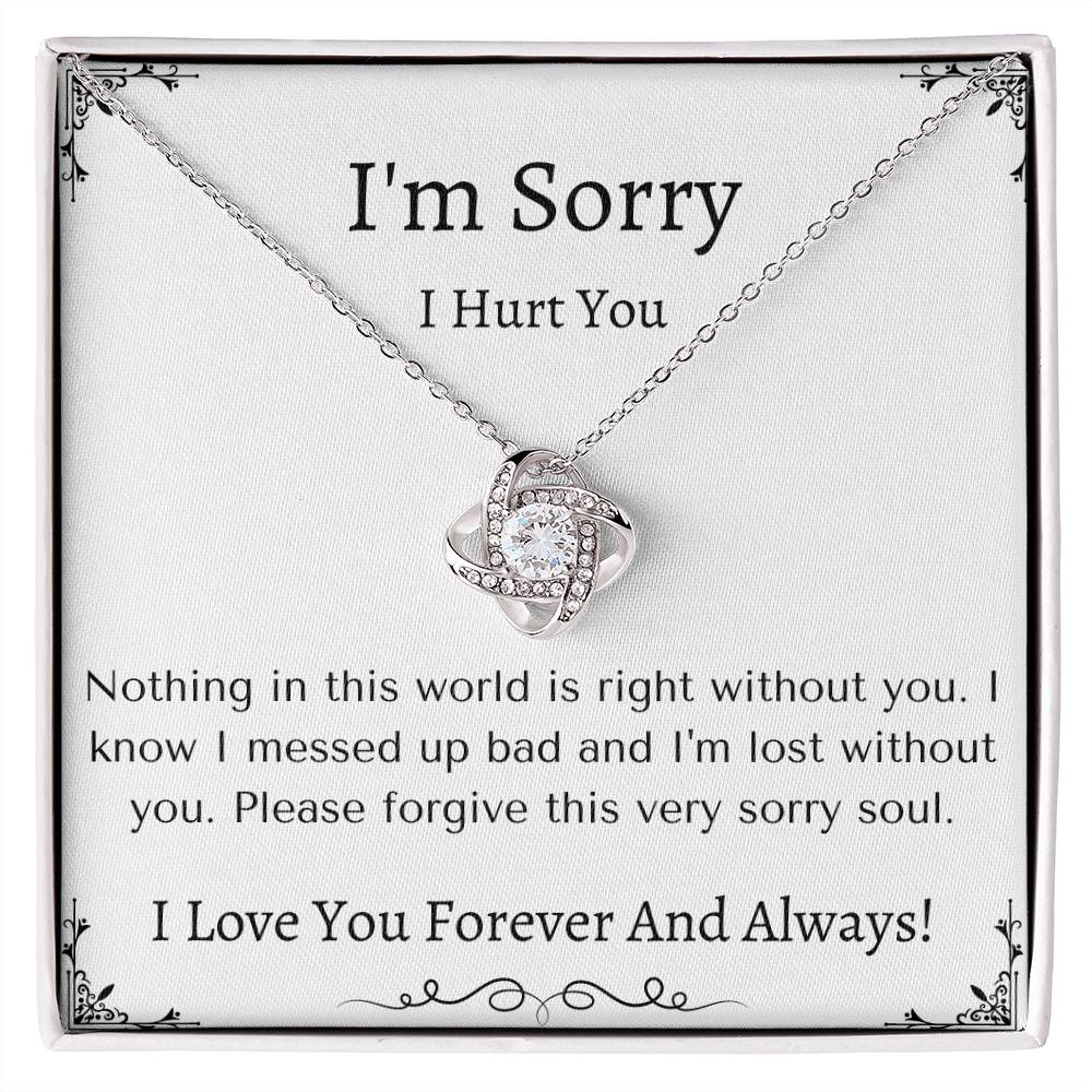 Sorry Soul Necklace - Sparkly Heart Jewelry