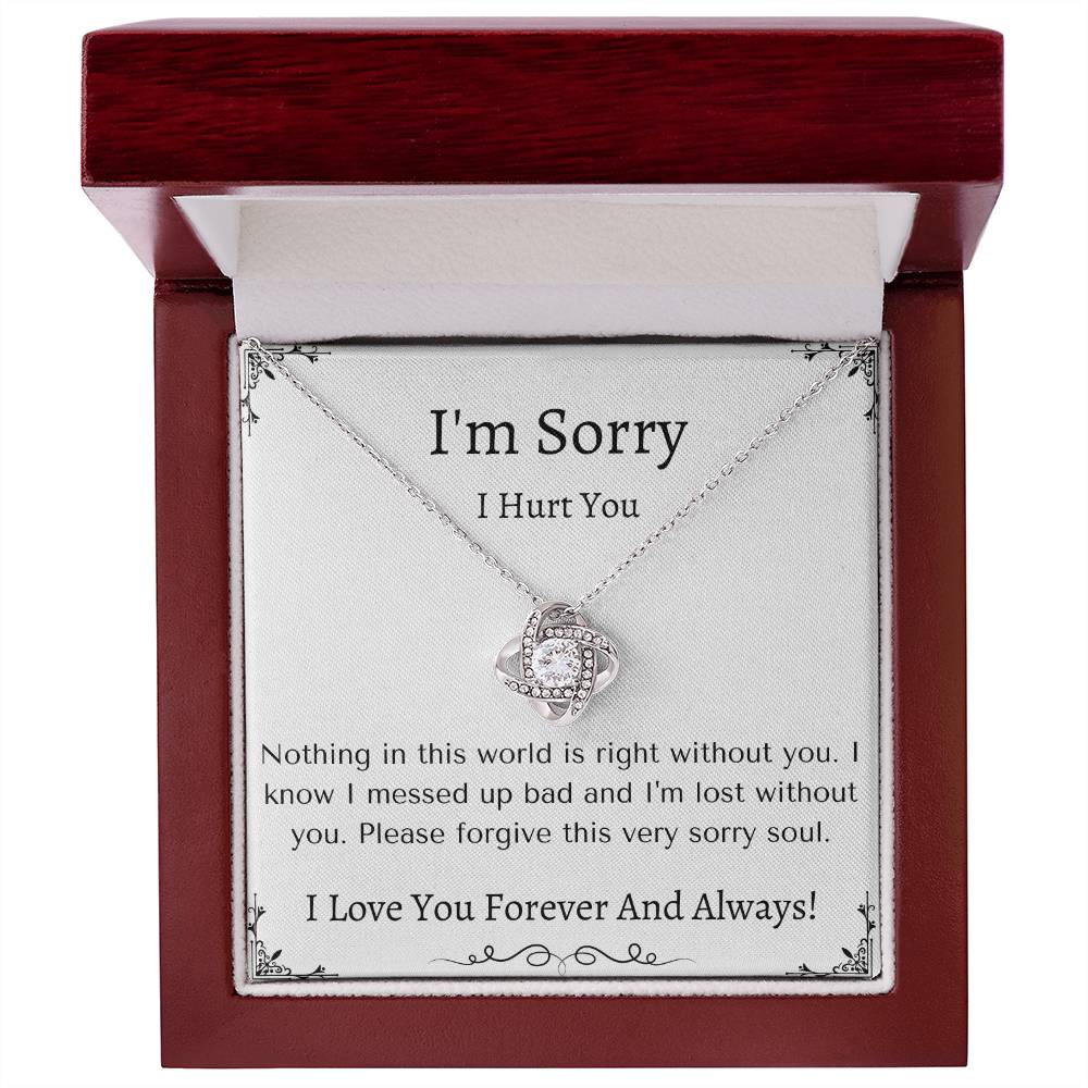 Sorry Soul Necklace - Sparkly Heart Jewelry