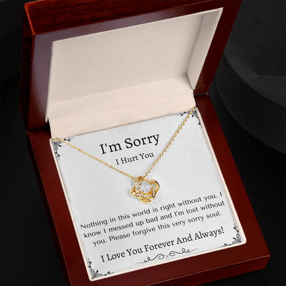 Sorry Soul Necklace - Sparkly Heart Jewelry