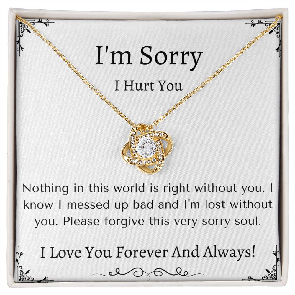 Sorry Soul Necklace - Sparkly Heart Jewelry