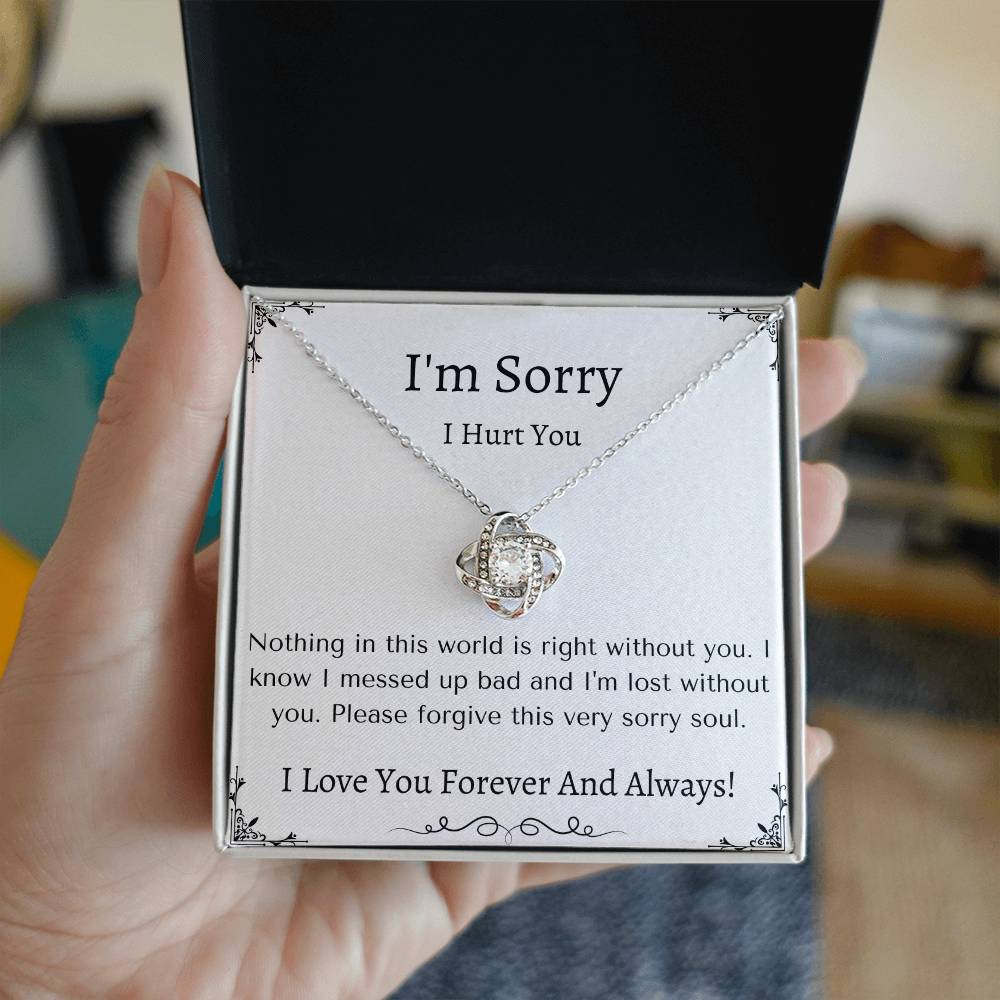 Sorry Soul Necklace - Sparkly Heart Jewelry