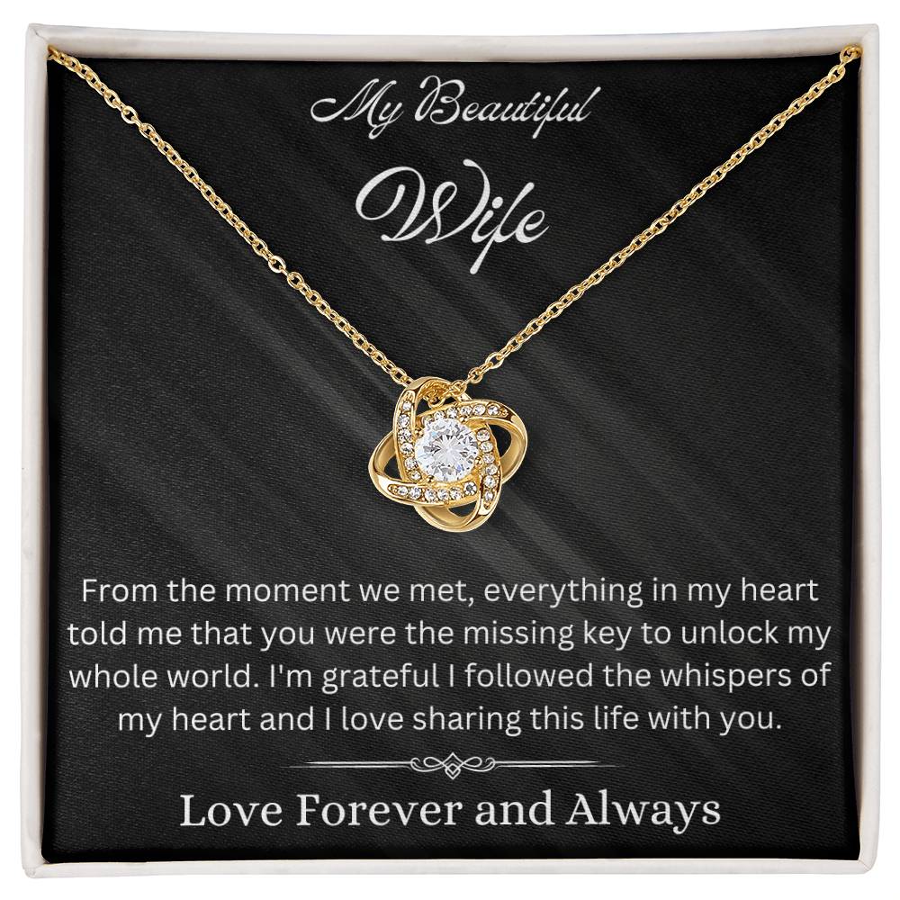 Whispers Of My Heart Necklace - Sparkly Heart Jewelry