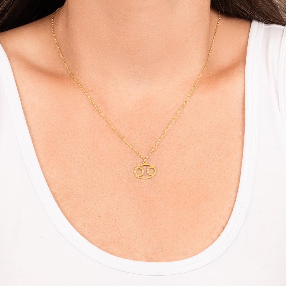 Zodiac Cancer Necklace - Sparkly Gift Shop