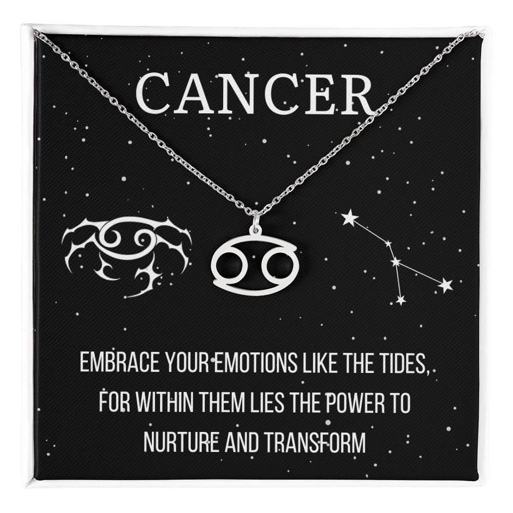 Zodiac Cancer Necklace - Sparkly Gift Shop