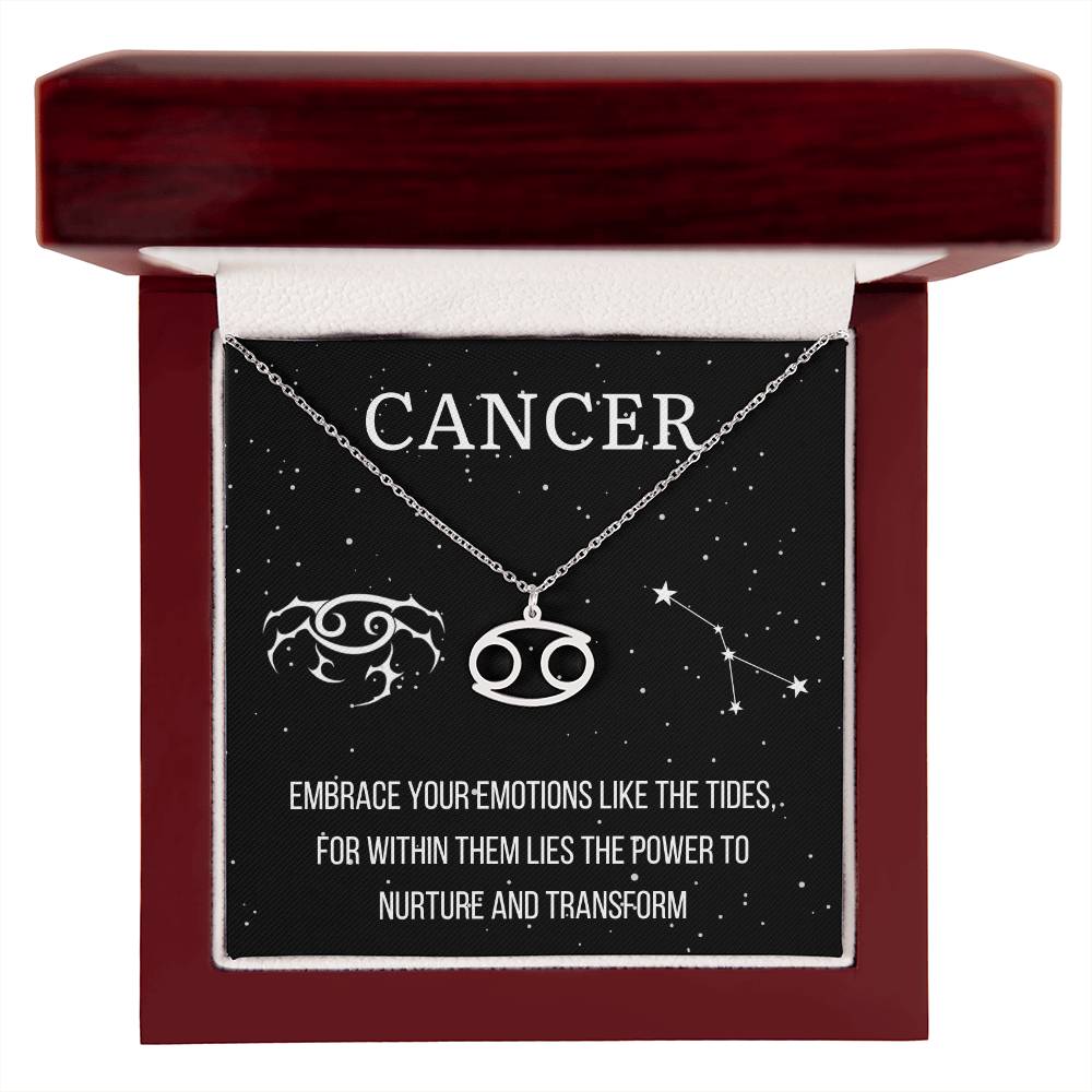 Zodiac Cancer Necklace - Sparkly Gift Shop