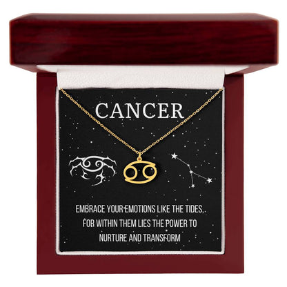 Zodiac Cancer Necklace - Sparkly Gift Shop