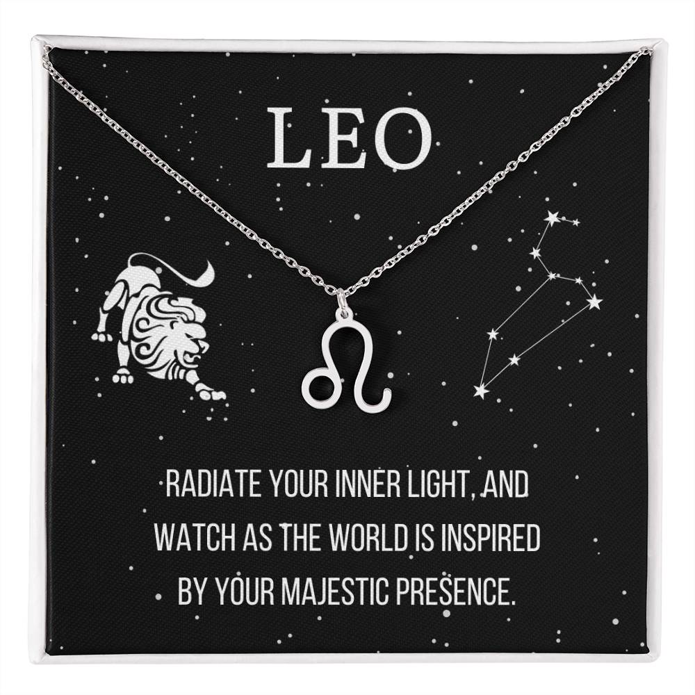 Zodiac Leo Necklace - Sparkly Gift Shop