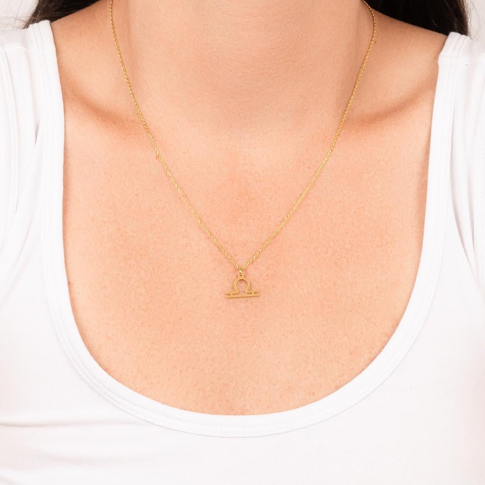 Zodiac Libra Necklace - Sparkly Gift Shop