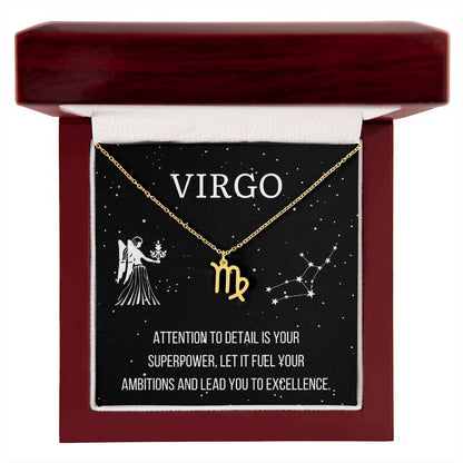 Zodiac Virgo Necklace - Sparkly Gift Shop